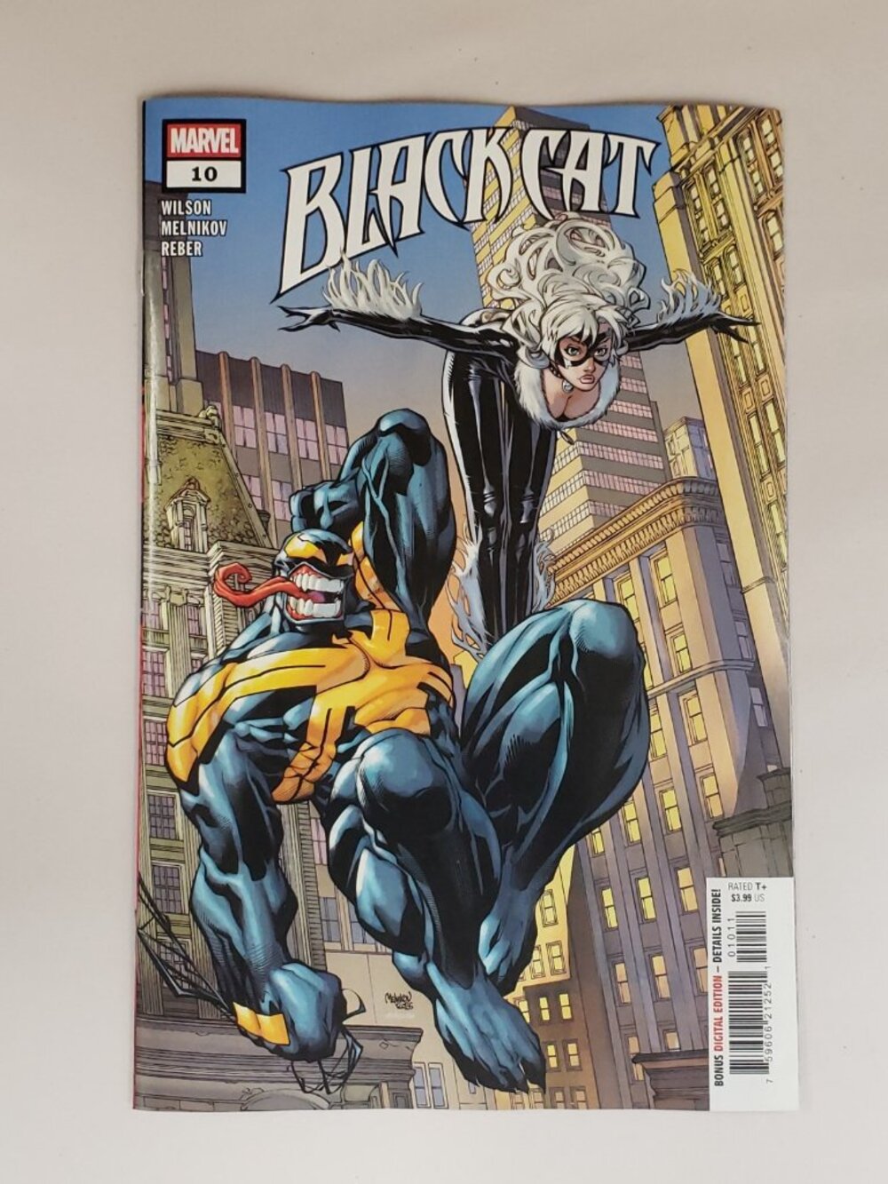 Black Cat #10 Monoko MTG Variant x3 Set Marvel Magic the Gathering - Picture 5 of 6